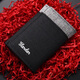 Tuzun Japanese short three-fold wallet for men college students canvas trendy high school thin coin wallet for boys niche card bag gray