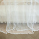 
Antarctic human U-shaped guide rail mosquito net household bedroom three-door palace floor-standing double-layer mosquito net rack 1.8x2 meters can be lifted Single layer yarn-Bai Ruxia 854 suitable for 1.8m bed [height adjustable]