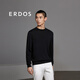 ERDOS Spring and Summer Round Neck Long Sleeve Workplace Commuting Style Business Casual Pullover Simple Men's Knitted Sweater Black L 175/96A