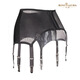 8384 European and American girdle garters, rubberized metal gourd buckles, glitter stockings and stockings accessories, black 8384 boxed