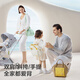 babycare mother bag mother and baby bag carry shoulders large capacity going out for children walking light crossbody multi-functional backpack future dusk yellow