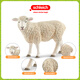 
Schleich S simulation farm poultry animal model alpaca pig rabbit sheep donkey pig turkey boy girl children toy birthday gift sheep 13882