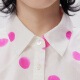 Jnby/Jiangnan tela Camisa de lunares de otoño e invierno para mujeres Diseño de burbujas de hombro Un solo sazón sin mangas 5N7211060 690/polvo mixto xs xs