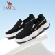 骆驼（CAMEL）男鞋夏季帆布鞋软底套脚运动鞋轻便一脚蹬百搭休闲鞋子男 G14S391175 黑色 41