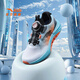 
Anta children's sports shoes for boys' shoes 2025 spring and summer new mesh breathable knob button foot arch cushioning running shoes Anta white/light steel blue/silver-1 37