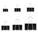 Deprint 25 mm mittelschwarzer langer Schwanzclip Mehr als 3890 Spezifikationen Paper Ticket Clip Metall Clip Swallow Heck Clip Student Test Papierschiff