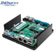 ZHICHUN micro industrial computer host mini industrial computer embedded business office portable desktop small computer WiFi module upgrade dual network port dual serial port RS232 customized solution (supports customized localization solution) 4G operation + 64G solid state