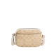 Trainer Frauen PVC mit Leder One-Shoulder Crossbody Bag Light Khaki mit weißem C9926imdqc