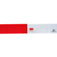 
3M car warning reflective sticker truck annual inspection red and white strip reflective sticker National standard 3C certification prism reflective 983D 80 pieces (about 24 meters)