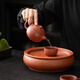 SUSHI CERAMICS purple sand Xishi teapot 4 cups with purple sand water storage tea tray Kung Fu tea set convenient tea set