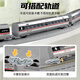 Kavi (KIV) high-speed rail toy train EMU model Fuxing children's alloy harmony track high-speed train little boy remote control remote control-green-three sections + circular track