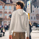 Mr. Bu Bu's dünnes Basis -Sweatshirt für Männer lässig mit Kapuzen -Herren -inneres Top 2025 Neues Produkt KT15763 Bronze XL (180)