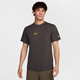 Nike (NIKE) Men's AS M NK DF UV HYVERSE SS OPP2 Knitted Collarless Short T HV4882-299 L