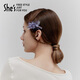 She s Akiko hair accessories Monet impression romantic tulle flower edge clip light luxury duckbill clip hairpin birthday gift