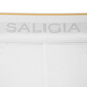 Saligia Greek Classic Series Dorisches Säulenmuster Modal Leise Long Velvet Cotton Herren Doppel Tyrene Unterwäsche Leisel [Schwarz + Grau + Weiß] 3 Streifen xl