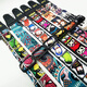 
Quyang guitar strap cartoon men and women classic style personalized folk song Bakelite guitar strap ukulele shoulder strap universal Hawaiian style tail nail + 2 picks