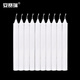 Ansery candle large long thick pole power outage emergency lighting candle (10 pieces/pack) 2x20cm white 28033