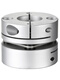 Huili's customized aluminum alloy diaphragm coupling single and double diaphragm coupling elastic connector stepper motor high torque keyway double outer diameter 19 length 26 inner diameter 4 to 8 optional