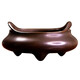 Fournace Qiaosheng, Chen Qiaosheng's Bridge Ear Treegled Breast Furace, Classic Antique Home Study Copper Furace B684