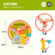 弥鹿（MiDeer）儿童竹蜻蜓拉线弹射飞碟超大号宝宝旋转飞盘飞行怀旧玩具 拉线竹蜻蜓