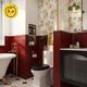 Apple Elf 600x1200 French retro wall skirt ceramic tiles bathroom floral tiles cream kitchen wall tiles balcony floor tiles antique tiles H12001 infinite joint pattern 600*1200