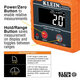 Klein Tools Digital Electronic Level and Angle Gauge Tool Kit with Plumber's Strap