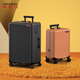 新秀丽（Samsonite）拉杆箱大容量行李箱男女旅行箱 万向轮登机箱时尚抗压 密码箱 HG0 HG0-黑墨色 20英寸 【适合1周内短途旅行】