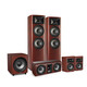 JBLSTUDIO680/690/698家庭影院主音箱客厅落地HiFi发烧音响5.1声道环绕重低音音响播放器 【标准版】STUDIO680一对-黑色