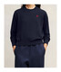 Ami Paris 25SS Круглый шейный свитер женский цвет Bffks111kn0025. 20 XS