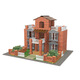 
Children's rabbit building house toy cement Mini little bricklayer children building house toy house building handmade model [439 pieces set]