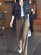 Woodpecker Denim Courtette pour femmes en automne 2025 Nouveau style rétro Veste en jean mince et entièrement entièrement Blue M poids recommandé 95-110jin [Jin est égal à 0,5 kg]
