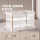 Karmababy Karmababy Karman crib multifunctional removable folding seamless splicing bed cradle bed portable newborn baby bed 4D mattress + mosquito net + sleep rocker + storage basket