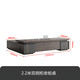 Guiqiu Light Luxury Boss Desk President Desk Modern Simple High-End Chairman Executive Desk Combination Manager Desk and Chair 2.2 Meter Boss Desk (Luxury Double Sided Cabinet)