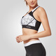 YVETTE (YVETTE) Women's High-Strength Sports Bra Running Shock-proof Steel Wireless Gathering Beautiful Back Sports Lingerie Women HM0130001 1278 White Ten Black S(70A-70D)