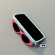 
Du Fanna Japanese and Korean silicone funny sunglasses flip mirror suitable for Apple 15 promax mobile phone case iphone14promax new 13 girl 14 couple 12 creative anti-fall shell funny sunglasses expression iPhone 16 Pro Max