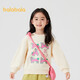 Balabala Children's Sweatshirt Girls 2024 Spring and Automn Clothion Rabbit Sweet Round Neck Pullover Top Cute 208324121001