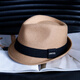 TOCHINO MEN'S ADULT TOP HAT AUTOMNE ET HIVER CONCUTÉ LOCE CHAUD JAZZ JAZZ Moyen d'âge moyen et Black Gentleman's Hat Navy Blue Black Code régulier M (55-57,5 cm)