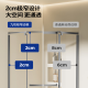 
JOMOO extremely narrow diamond shower room stainless steel wet and dry separate bathroom glass swing door household shower partition door [Mumbling black] 689 yuan/square price