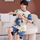 Langsha (Langsha) College-Student Pyjamas Sommer-Männer kurzärmelig reines Baumwoll-Dünne koreanischer Jugend-Sommer-Männer-Kleidung Highschool-Schüler Schlafstillstand q Kurzärmelige Männer 1396 Neue weiße L-Standard
