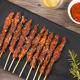 Laoheqiao supplies Hong Kong Ningxia Tan sheep cumin mutton skewers 240g/bag of about 12 skewers fresh mutton barbecue ingredients