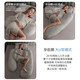 Oreiller Babywatch pour les femmes enceintes avec protection de la taille, support de couchage latéral, oreiller de couchage latéral, oreiller de couchage latéral, grossesse en forme d'oreiller en U