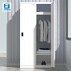 Jinfeng employee locker locker steel iron wardrobe dormitory changing wardrobe shoe cabinet thickened warm white two-door locker