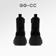 GG-CC [BRAD Superman] Neue Wintermode dicke Martin Boots Outdoor arbeiten große gelbe Boots Frauenschuhe G24Y7505 Iron Grey 36