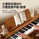 特伦斯（Terence）P37电钢琴88键重锤现代轻奢便携钢琴成人儿童电子钢琴 P37原木纹【重锤键盘】 官方标配+原装琴架+礼包