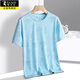 Spechts Sommer Cool Kurzärärmelte T-Shirt für Männer 2025 NEUE EISE SIMM HALFELEEVED MEN T-SHIRT LOSSEN SCHWEAT-ABSORBING UND AMMRAUMABLEM TOP BJZ826 GRAU M MIT 80-105 JIN [JIN ERBETTEM 0,5 KG]