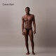 
Calvin Klein underwear 25 spring and summer new men's ck colorful waist light sexy hollow briefs double thong men's NB4233 UB1-Space Black 1 L
