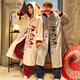 PALANDO CORAL TOOD COUPLE PAJAMAS POUR LES FEMMES EN AUTOMNEMENT ET HIVER LONG LONGES PAILONS DE NUITS MENSE MENSE COUPLE MECIL