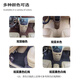 Han Xiaomiao Buick GL8 foot pad Lu Zun leather foot pad Fathead fish 25s28t653t652 special carpet modification full encirclement, three rows of the whole car + rear box pad [beige leather]