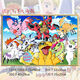 
Taoli Shijia cartoon animation Digimon puzzle 1000 pieces with photo frames Adult handmade custom gifts children's educational toys Digimon-P757 500 pieces + solid wood photo frame (break away)
