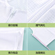 Langsha les underwear for women with big breasts, small breasts, handsome t students' sports shock-proof chest vest white XL